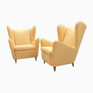 Armchairs in the Style of Gio Ponti, Set of 2