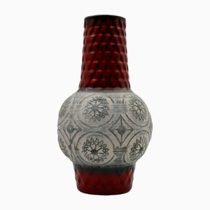 West German Bulge Vase from Bay Keramik, 1970s