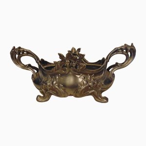 Art Nouveau Brass Platter Base