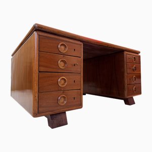 Mid-Century Italian Double-Sided Desk attributed to Paolo Buffa, 1950s