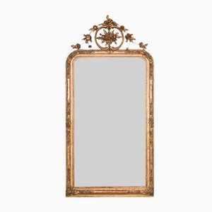 Specchio Luigi Filippo con stemma floreale, XIX secolo