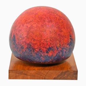 Philip Hearsey, Colenso, 2022, Painted Wood on Yew Base