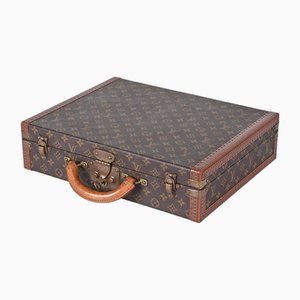 President Monogram Trunk in Canvas and Leather from Louis Vuitton, 1980s