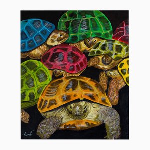 Ernest Carneado Ferreri, Tortuga de colores, 2000s, Acrylic Painting