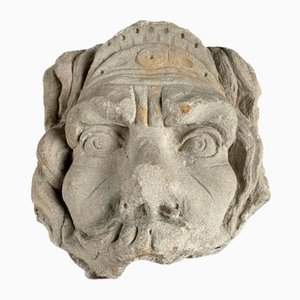 Fountain Mask in Stone, 1890s