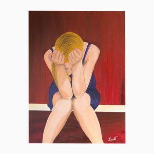 Ernest Carneado Ferreri, Mujer desesperada, 2000, Pittura acrilica