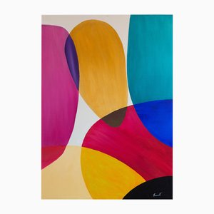 Ernest Carneado Ferreri, Globos de colores, 2000er, Acrylmalerei