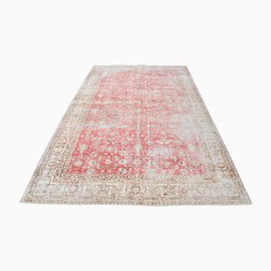 Tapis Vintage Rouge Délavé