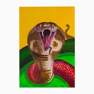 Ernest Carneado Ferreri, Cobra, 2000, Pittura acrilica