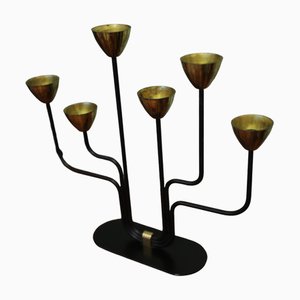 Candlestick by Gunnar Ander for Ystad Metall, 1950s