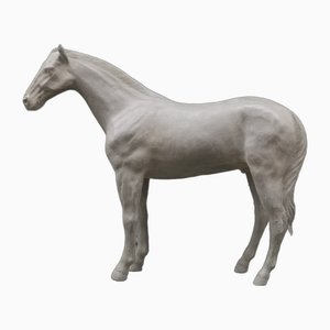 Escultura de caballo Mid-Century, años 50