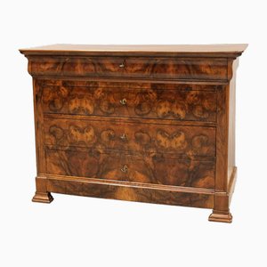 19th-Century Louis Philippe Walnut Chest of Drawers
