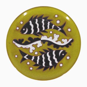 Plate with Fish by Jean Picart Ledoux