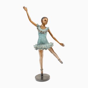 Statuina di ballerina in bronzo, Francia