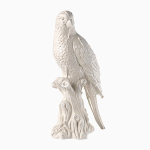 Papagei aus Glasierter Keramik von Botteganove