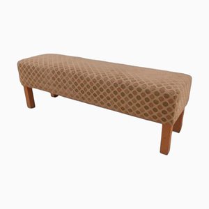 Mediterranean Upholstered Wooden Bench