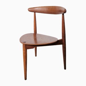 Sedia Heart di Hans Jorgen Wegner per Fritz Hansen, anni '50