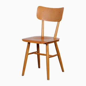 Wooden Dining Chair from Ton, 1960s