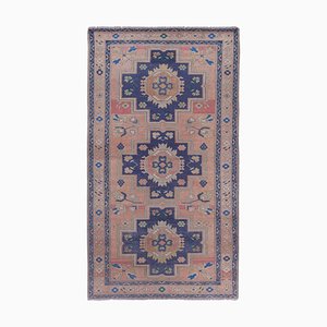 Tapis Caucasien Vintage Corail Paradise