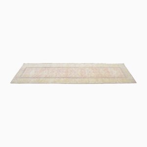 Distressed Faded Neutral Runner Rug