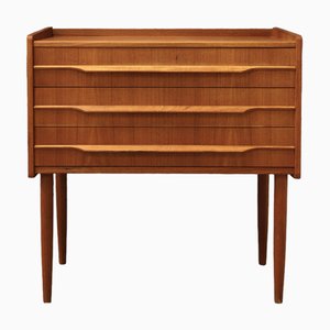 Danish Chest of Drawers in Teak with Three Drawers, 1960s