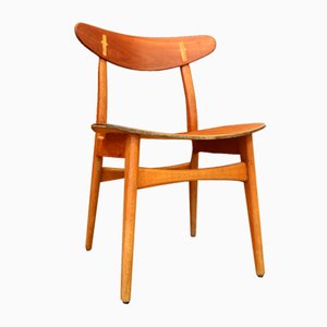 Teak & Oak CH 30 Dining Chair by Hans J. Wegner for Carl Hansen & Son, 1960s