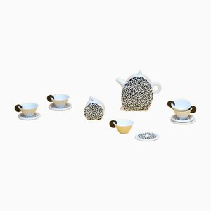 Coffee Set by Massimo Materassi for Mas, Italy, 1984, Set of 12