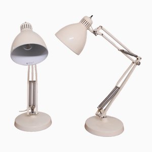 Vintage Table Lamps in Metal, Set of 2