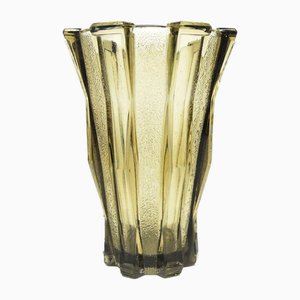 Art Deco Vase from Val Saint Lambert, Belgium, 1950s