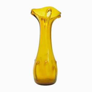 Postmoderne Vase von Ząbkowice Glassworks, Polen, 1970er