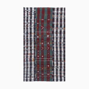 Tappeto Kilim vintage, Turchia, con dettagli Tulu