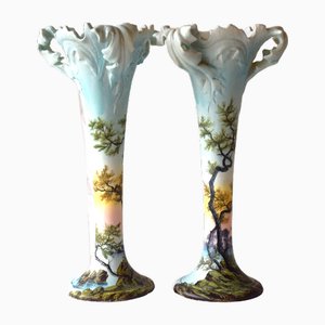 Tulip Vases by Jérôme Massier for Vallauris, Set of 2
