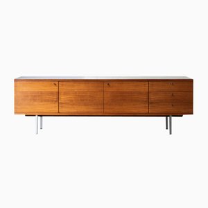 Danish Sideboard in Teak with White Formica Top in the Style of Herman Miller, 1960s