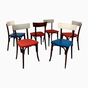 Dining Chairs from Thonet, 1950s, Set of 6