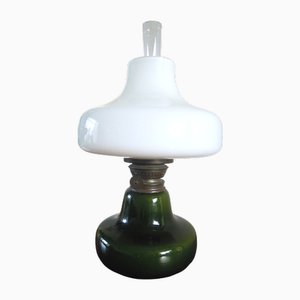 Grüne Öl Tischlampe von Fog & Mørup, 1960er