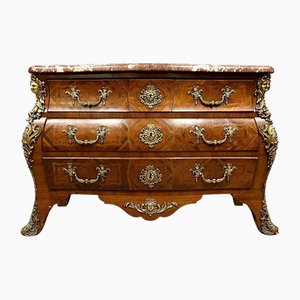 Louis XV Style Dresser in Marquetry, 1890s