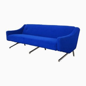 Vintage Blue Convertible Sofa