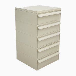 White Model 4601 Chest of Drawers by Simon Fussell for Kartell, 1970s