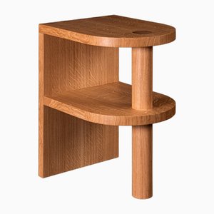 Table de Chevet Fabriquée à la Main en Chêne de Sum Furniture, Angleterre
