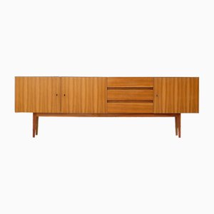 Sideboard with 3 Doors and Drawers in Walnut, 1960s