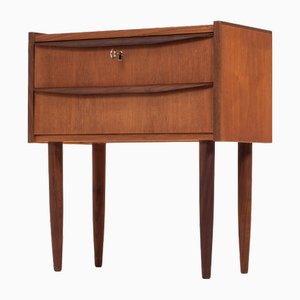 Bedside Table / 2-Drawer Dresser, Danish Design, 1960s