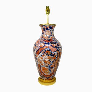 Lampe de Bureau Vase en Porcelaine Imari Bronze, Japon