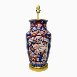 Japanische Ormolu Imari Porzellan Vase Tischlampe