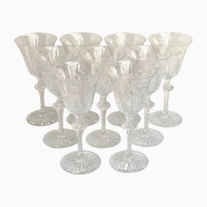 Crystal Wine Glasses from Barthmann, Germany, 1960, Set of 9