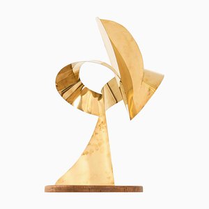 Kari Huhtamo, Scultura modernista, 1976, Ottone