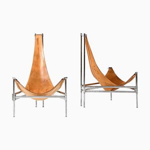 Set of Yacht Easy Chairs by Christina & Lars Andersson for Huskvarna, 1986