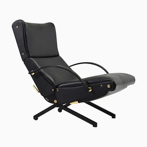 Mid-Century P40 Lounge Chair attributed to Osvaldo Borsani for Tecno, Italy