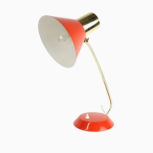 Orange Tischlampe, 1970er