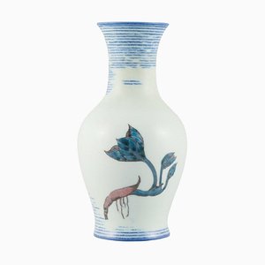 Vaso Art Deco di Jo Hahn Locher per Bing & Grøndahl, anni '30