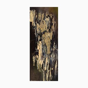 Michael Qvarsebo, Abstract Composition, 1964, Oil on Canvas, Framed